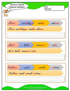 s sesi Grubu Çalışma Sayfaları